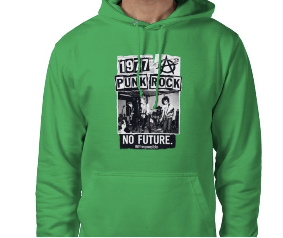 Riff Responsibly | 77' Punk Rock Hoodie
