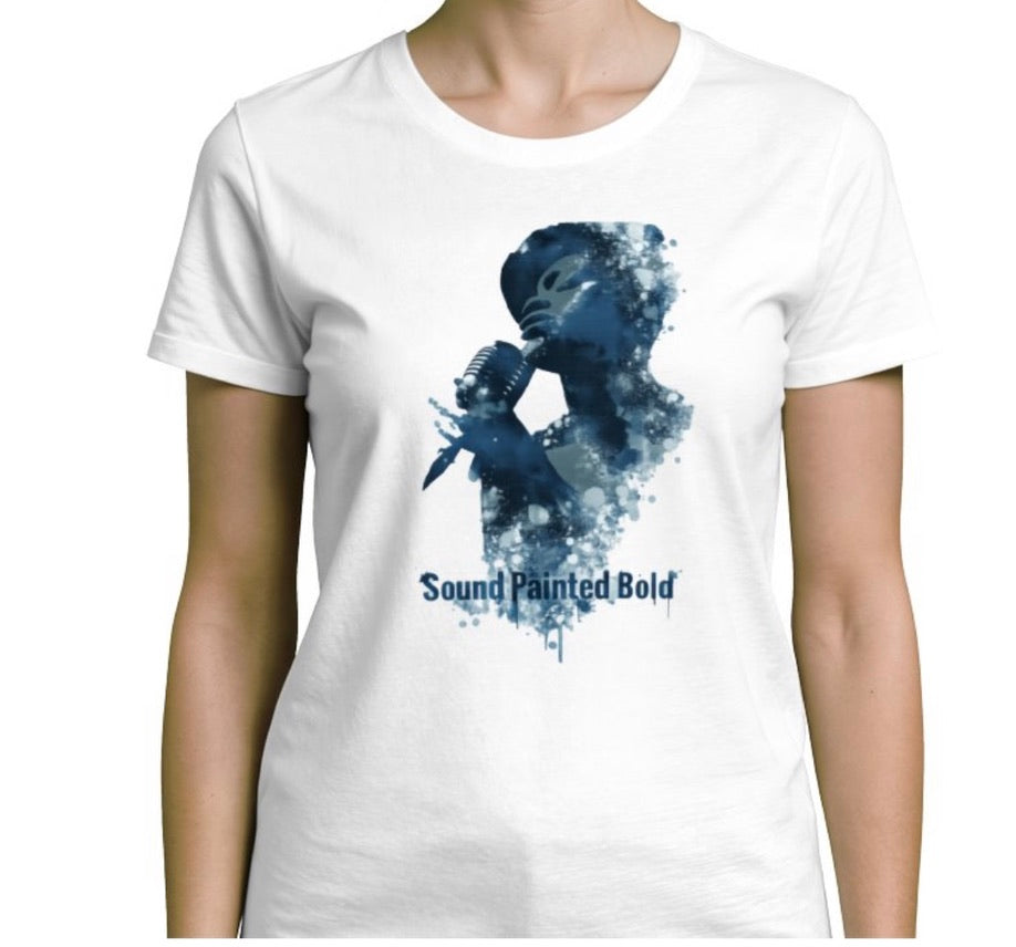 Riff Responsibly | Sound Painted Bold Women T-Shirt