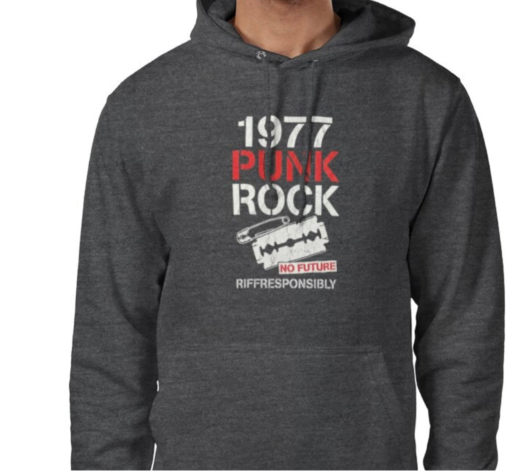 Riff Responsibly | 1977 Punk Rock Hoodie