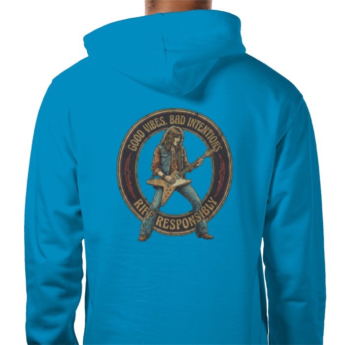 Riff Responsibly | Good Vibes Bad Intentions Hoodie