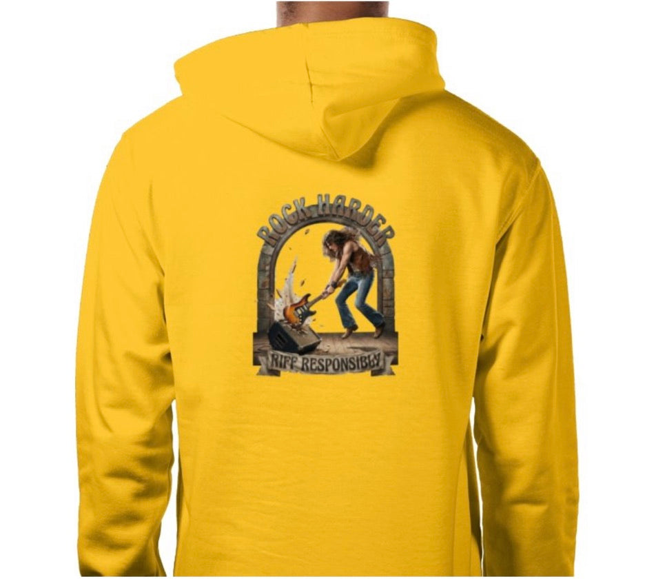 Riff Responsibly | Rock Harder Hoodie