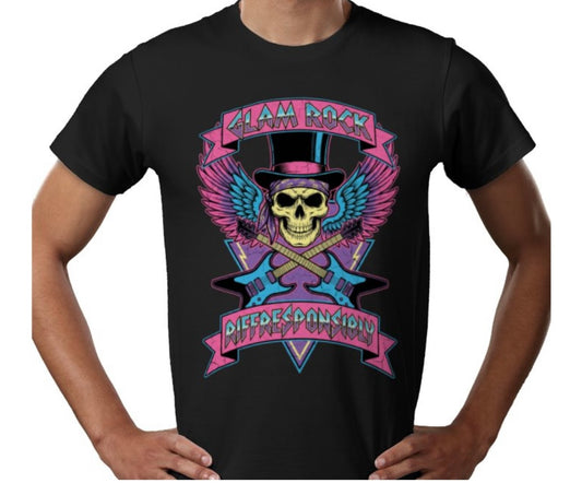 Riff Responsibly | Glam Rock T-Shirt