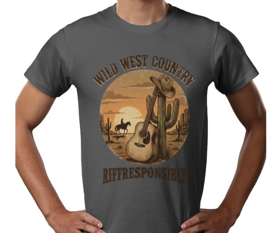 Riff Responsibly | Wild West Country T-Shirt