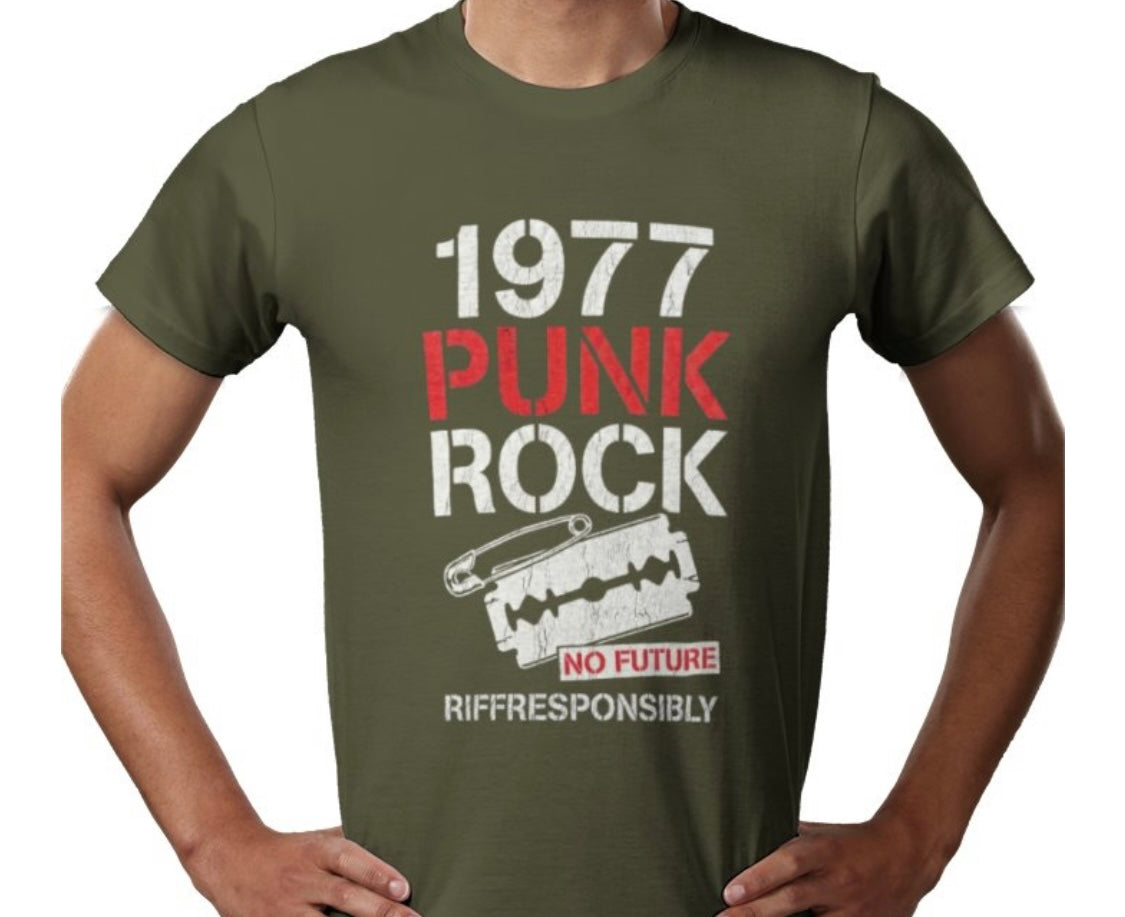 Riff Responsibly | 1977 Punk Rock T-Shirt