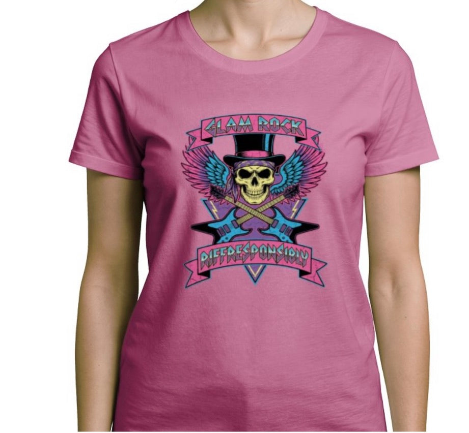 Riff Responsibly | Glam Rock T-Shirt Women