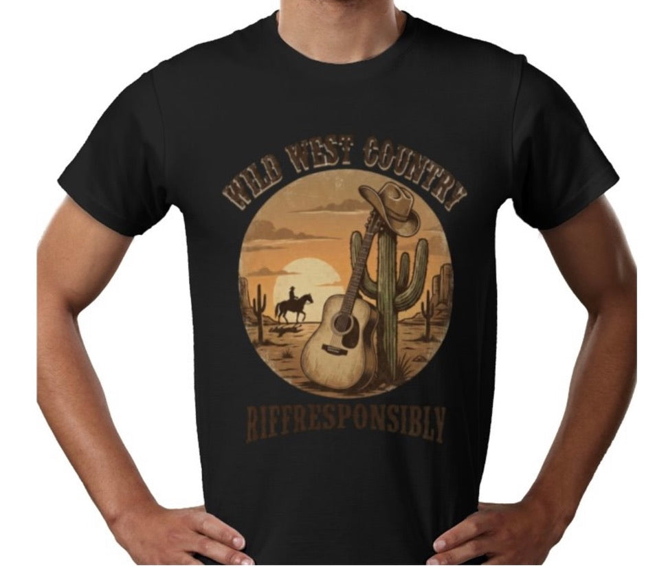 Riff Responsibly | Wild West Country T-Shirt
