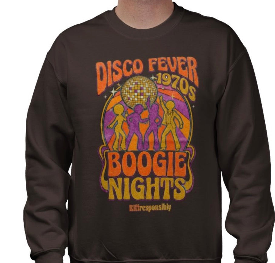 Riff Responsibly | Disco Fever Boogie Nights Sweatshirt