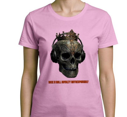 Riff Responsibly | Rock N Roll Royalty Women T-Shirt