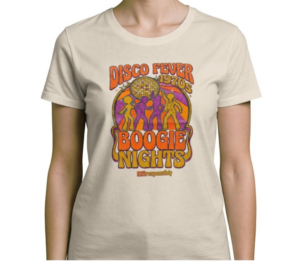 Riff Responsibly | Disco Fever Boogie Nights T-Shirt Women