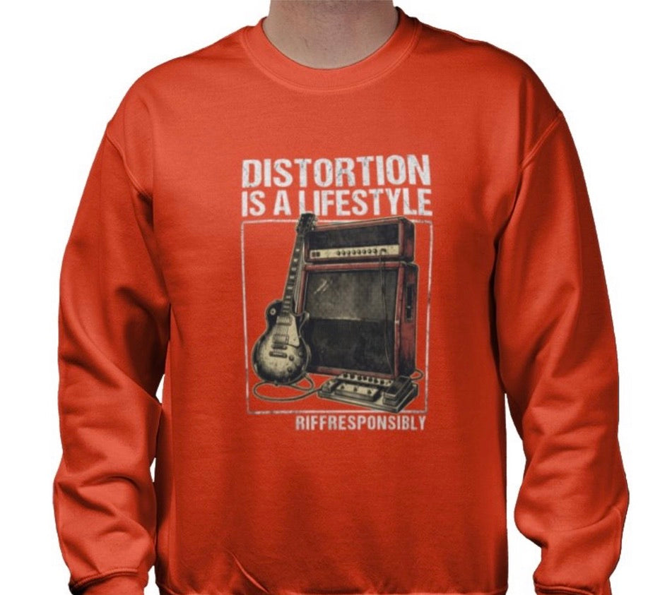 Riff Responsibly | Distortion Is A Lifestyle Sweatshirt