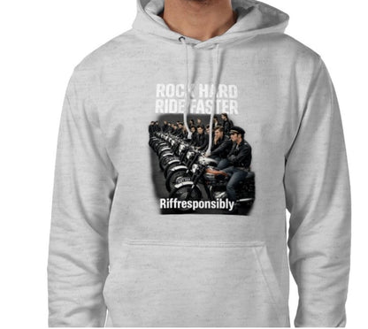 Riff Responsibly | Rock Hard Ride Faster Hoodie