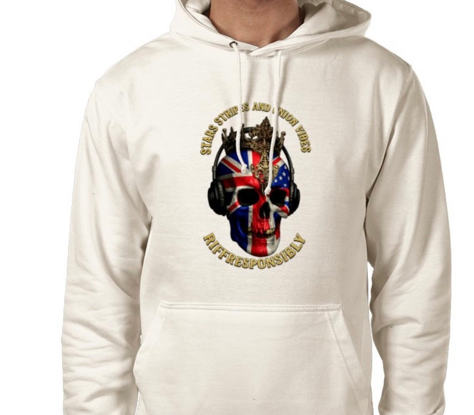Riff Responsibly | Stars Stripes & Union Vibes Hoodie