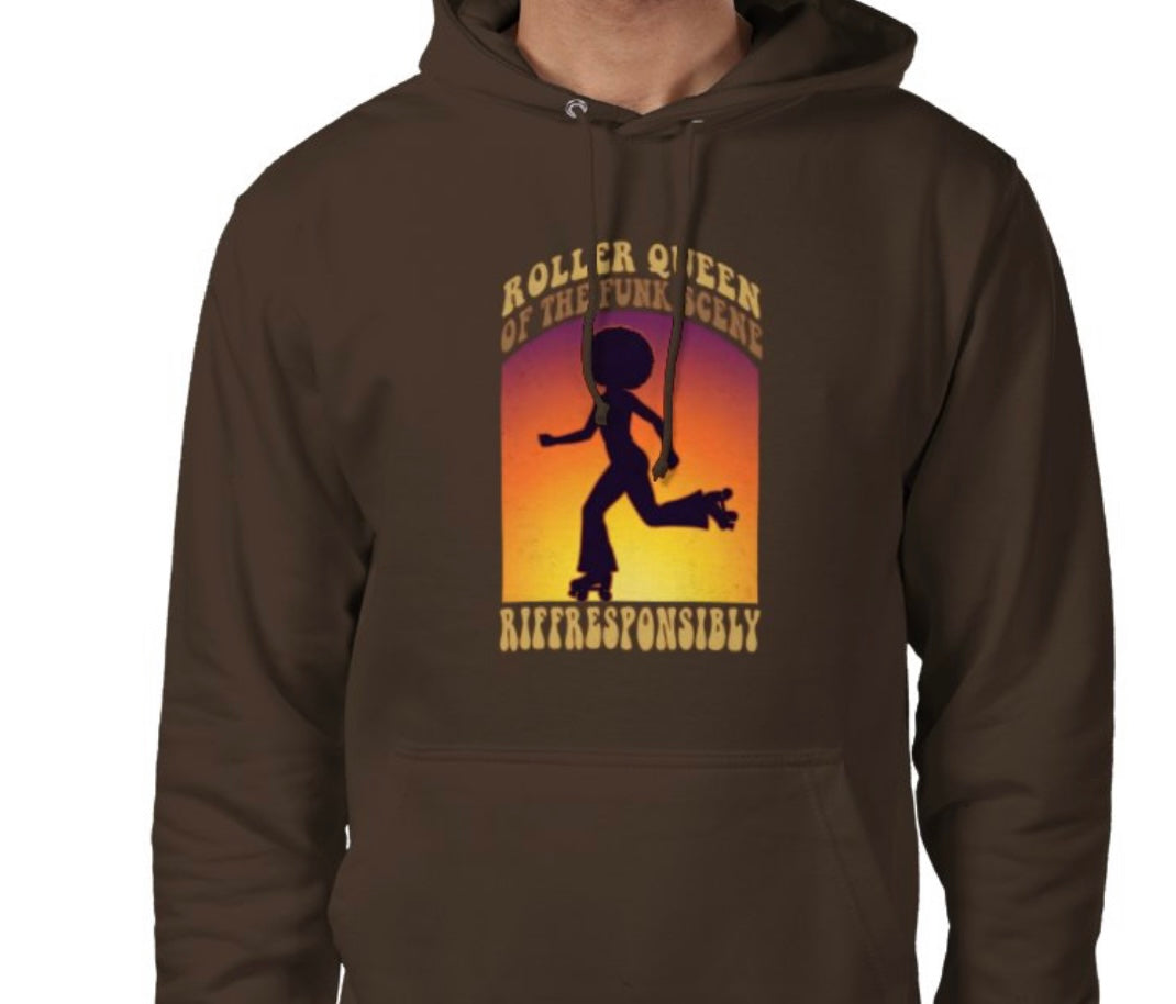 Riff Responsibly | Roller Queen Of The Funk Scene Hoodie