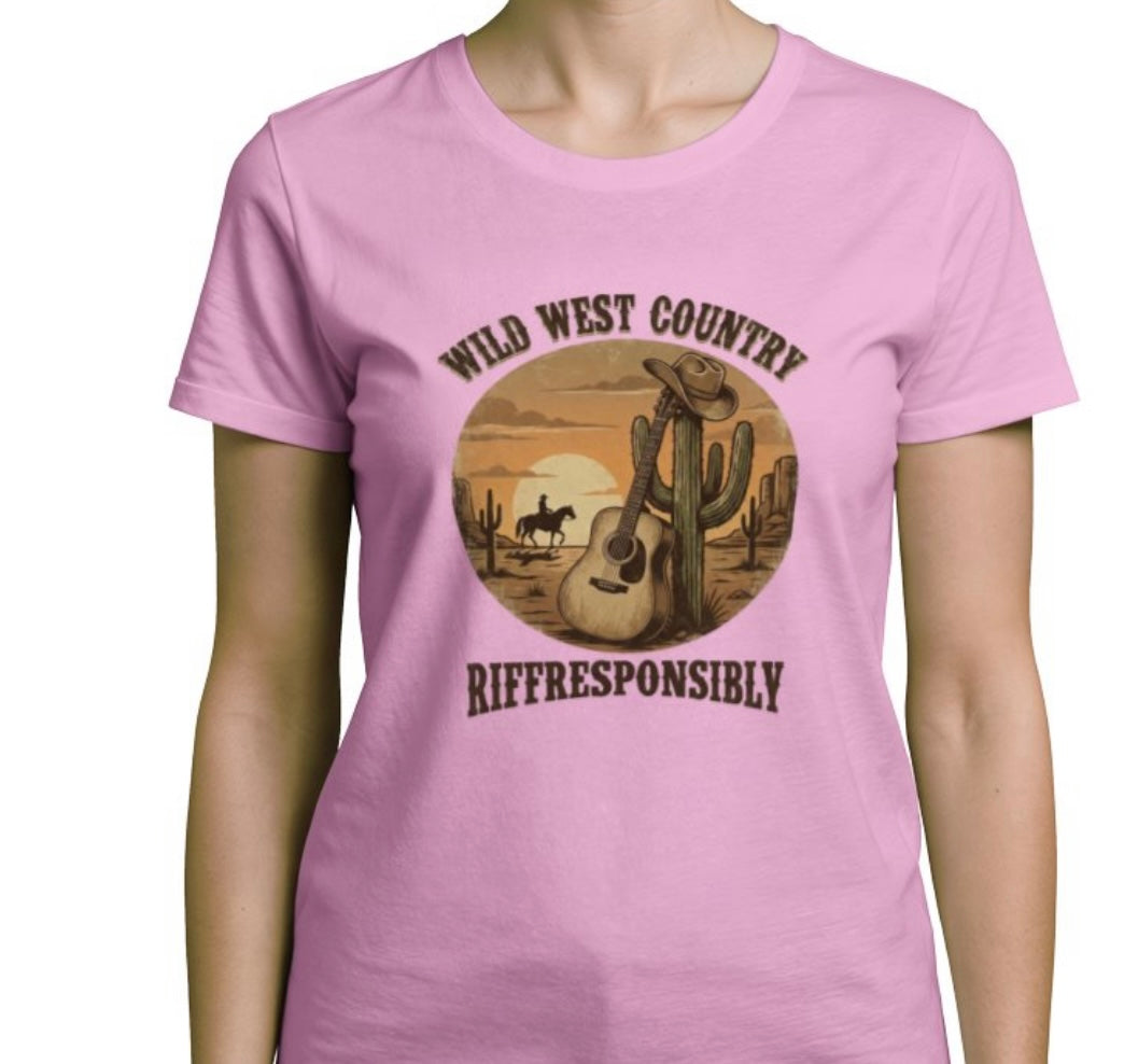 Riff Responsibly | Wild West Country T-Shirt Women