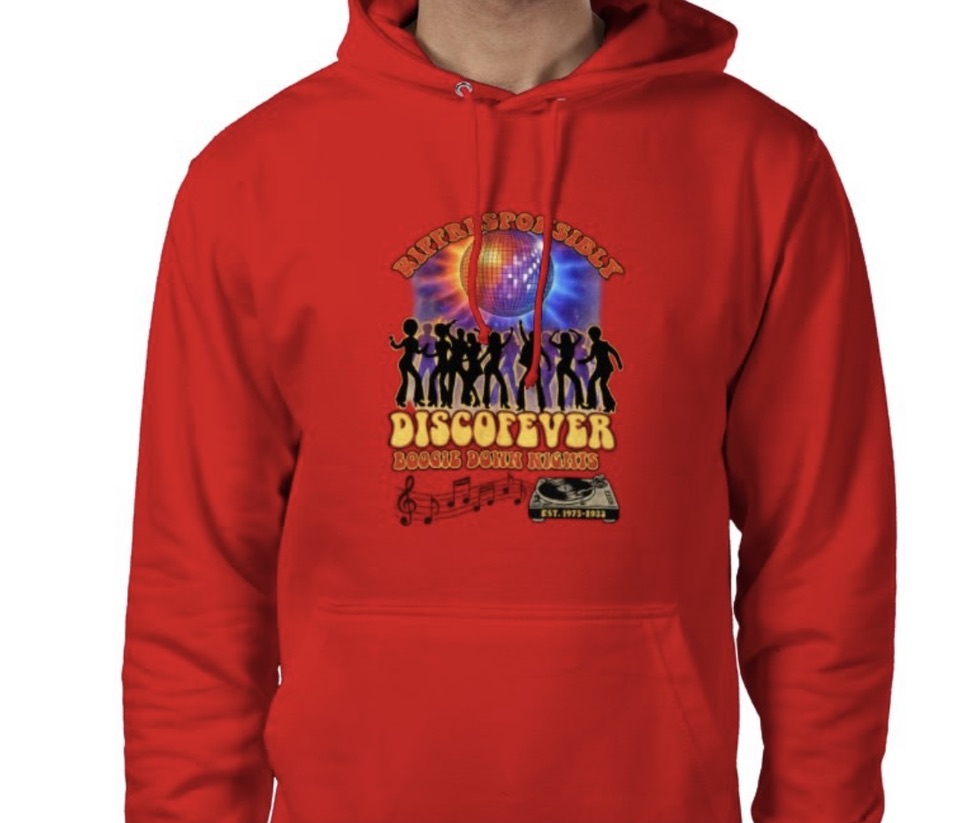 Riff Responsibly | Boogie Down Nights Hoodie