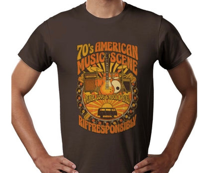 Riff Responsibly | 70's Americana T-Shirt