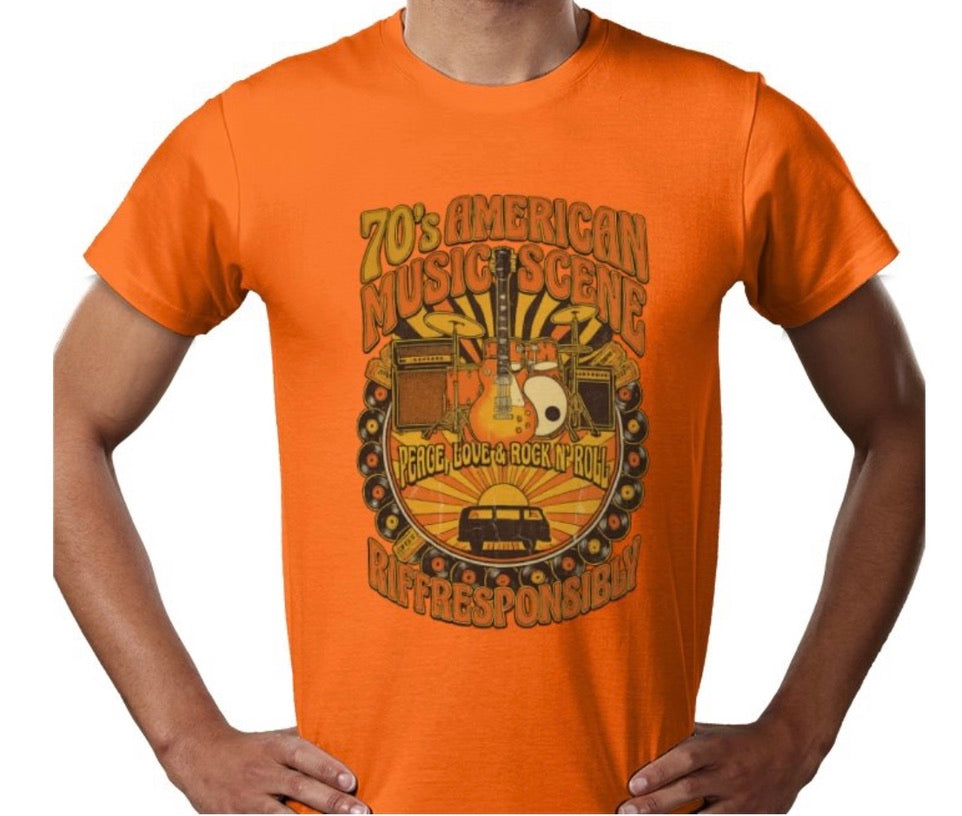 Riff Responsibly | 70's Americana T-Shirt