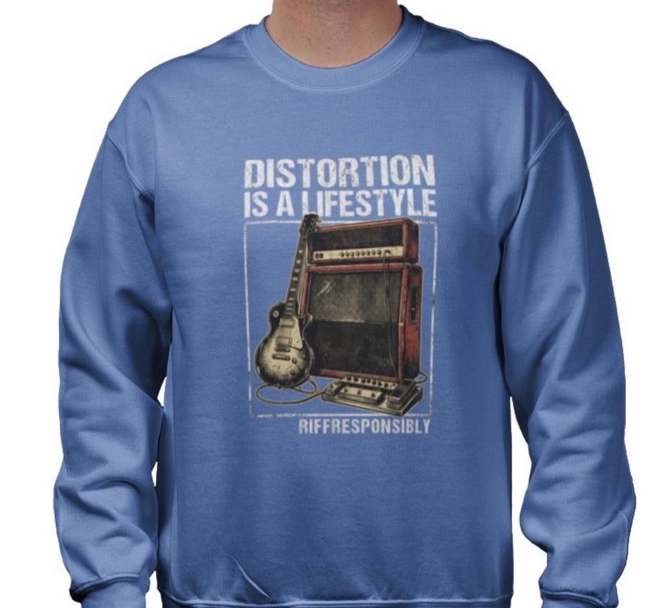 Riff Responsibly | Distortion Is A Lifestyle Sweatshirt
