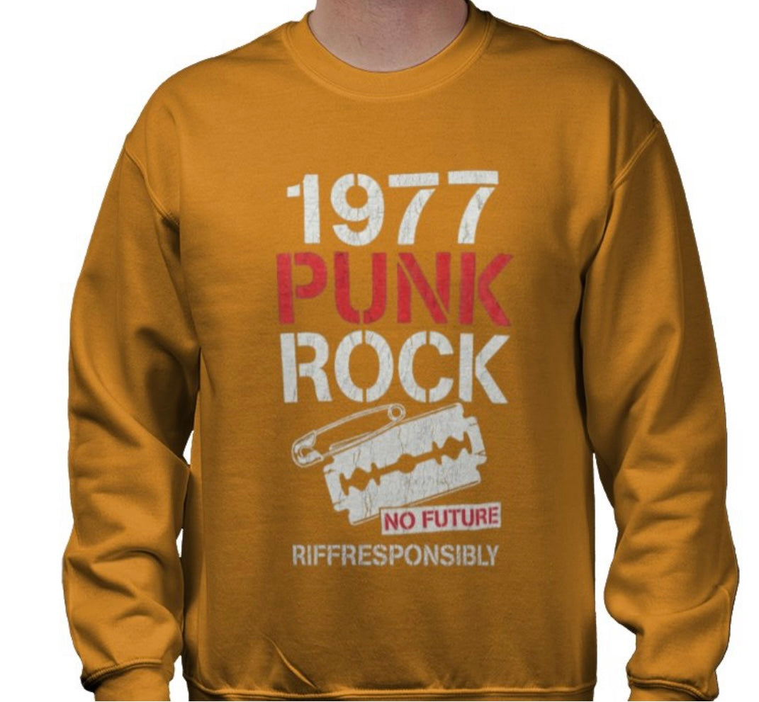 Riff Responsibly | 1977 Punk Rock Sweatshirt