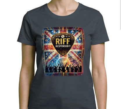 Riff Responsibly | Midnight Fever Women T-Shirt