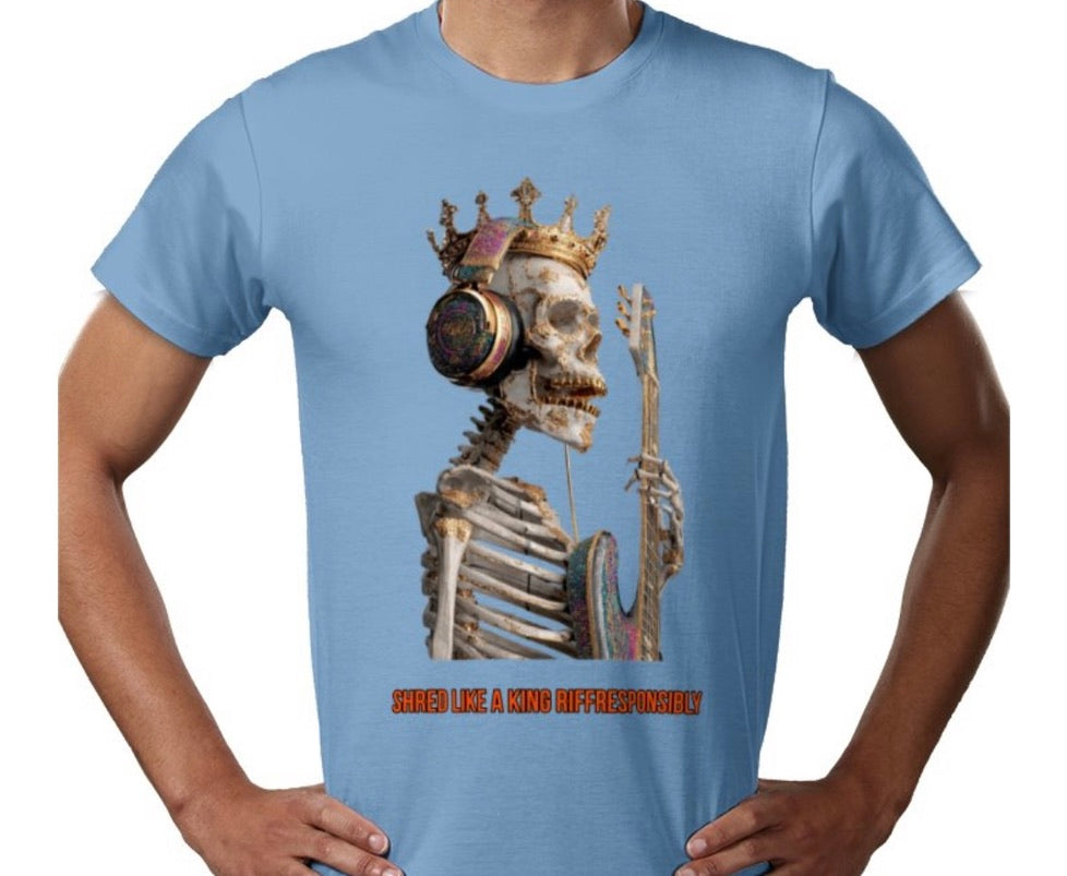 Riff Responsibly | Shred Like A King T-Shirt