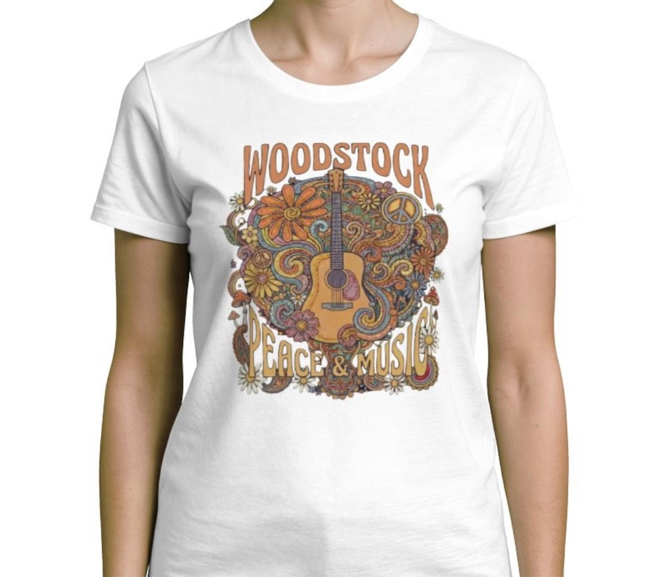 Riff Responsibly | Woodstock T-Shirt Women