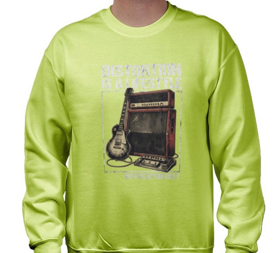 Riff Responsibly | Distortion Is A Lifestyle Sweatshirt