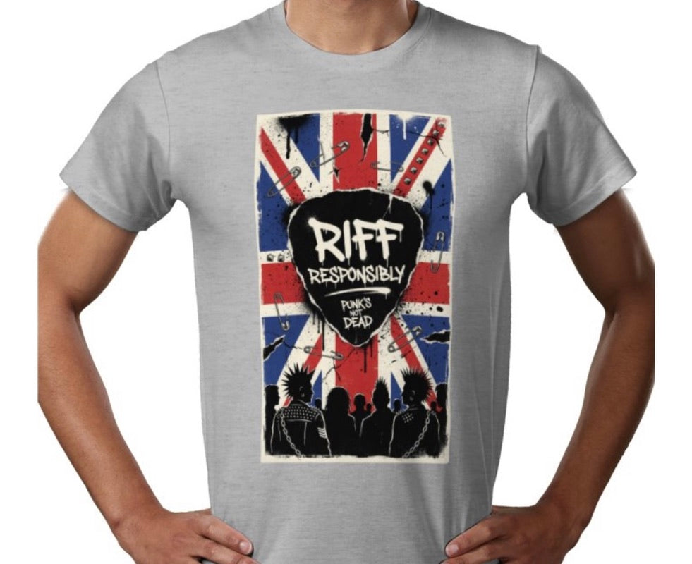 Riff Responsibly | Punk's Not Dead T-Shirt