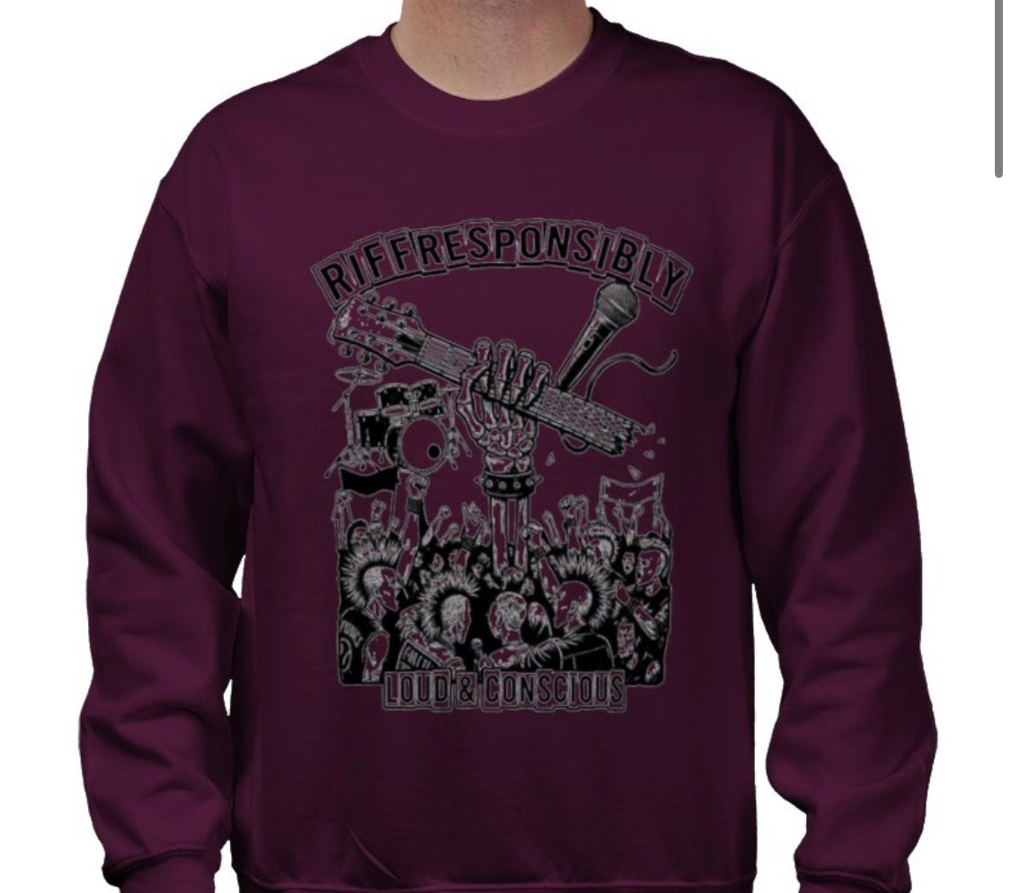 Riff Responsibly | Loud & Conscious Sweatshirt