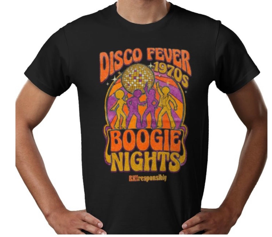 Riff Responsibly | Disco Fever Boogie Nights T-Shirt
