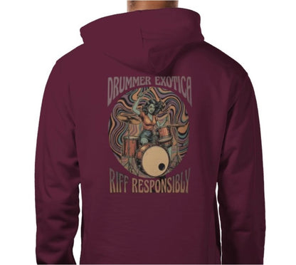 Riff Responsibly | Drummer Exotica Hoodie