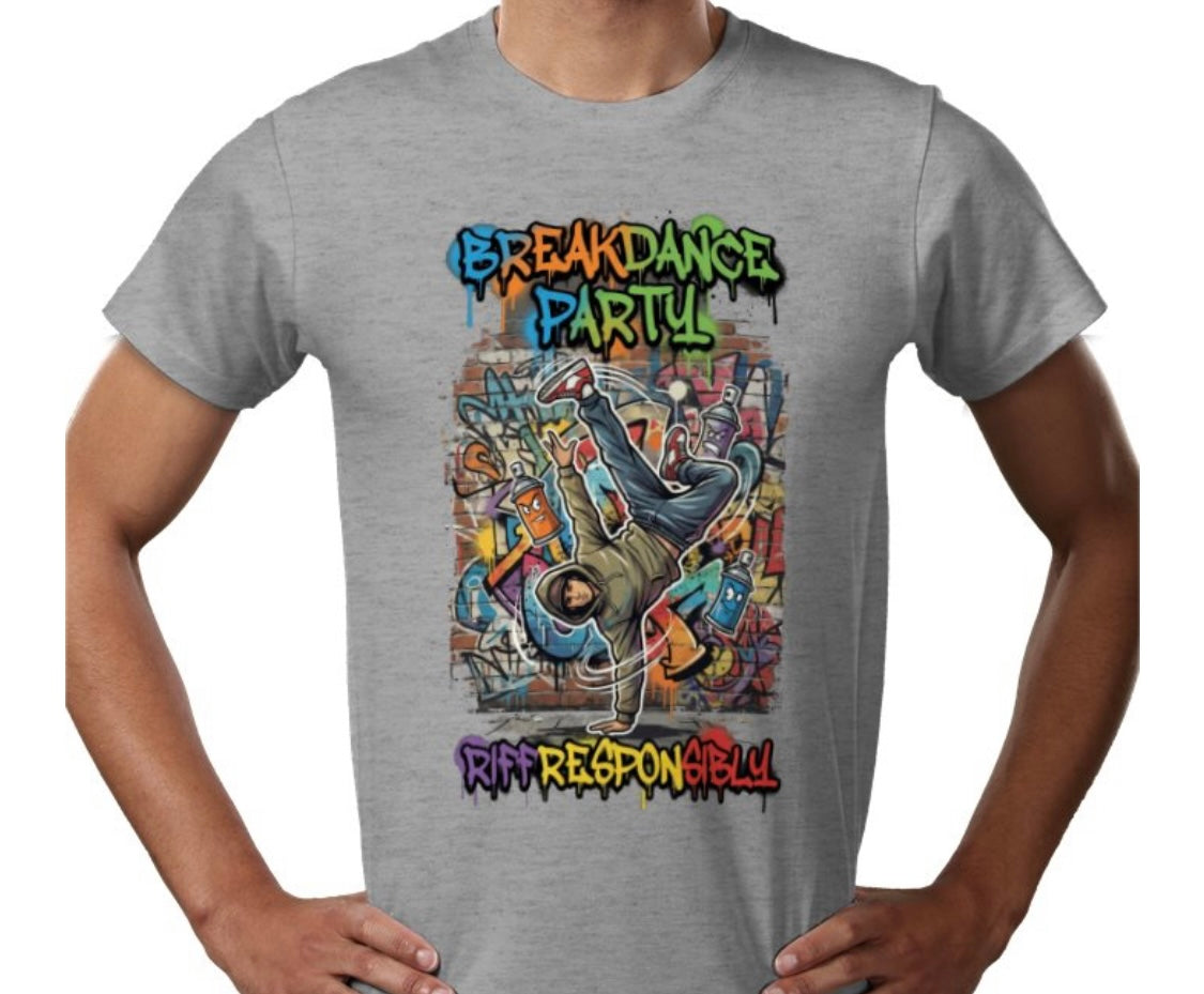 Riff Responsibly | Breakdance Party T-Shirt