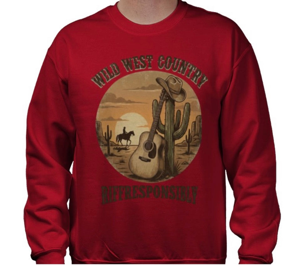 Riff Responsibly | Wild West Country Sweatshirt