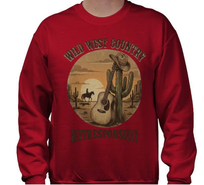 Riff Responsibly | Wild West Country Sweatshirt