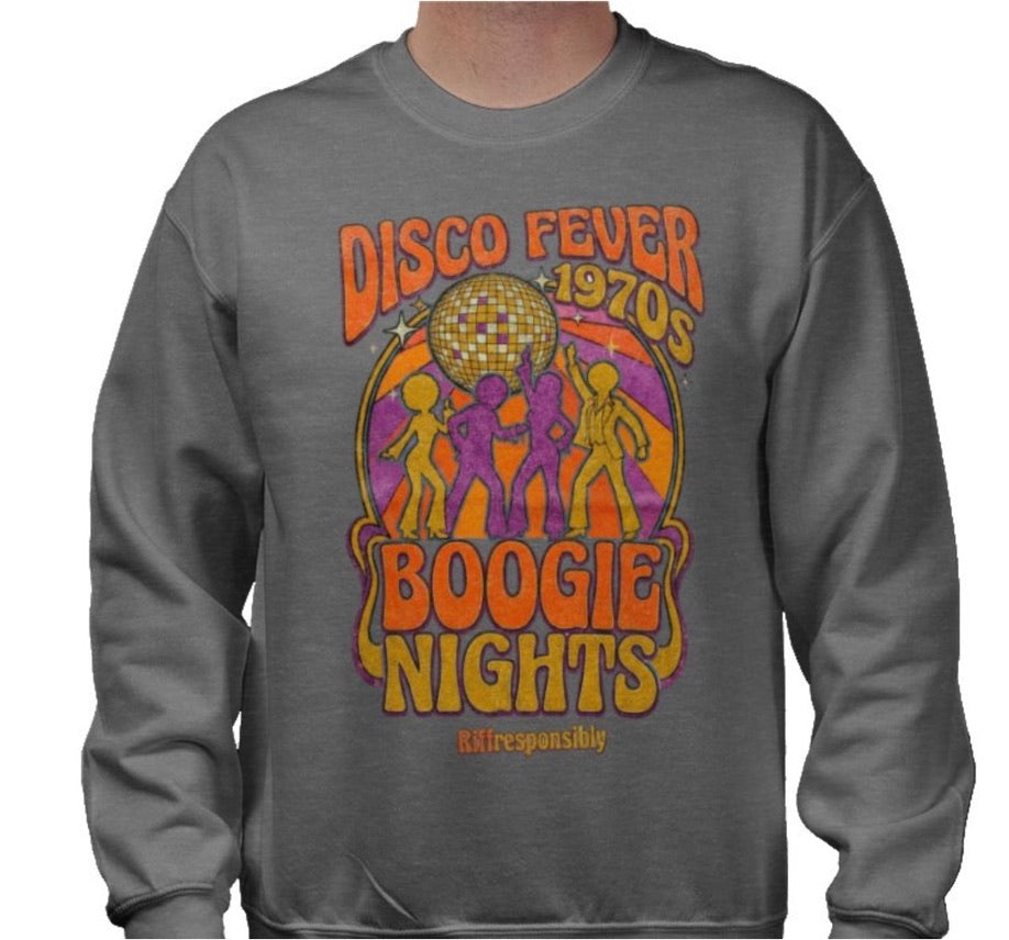 Riff Responsibly | Disco Fever Boogie Nights Sweatshirt