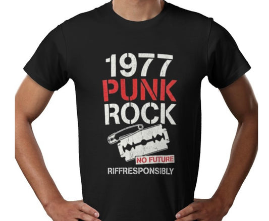 Riff Responsibly | 1977 Punk Rock T-Shirt