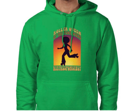 Riff Responsibly | Roller Queen Of The Funk Scene Hoodie