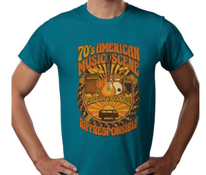 Riff Responsibly | 70's Americana T-Shirt