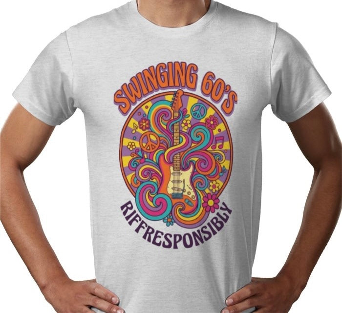 Riff Responsibly | Swinging 60s' T-Shirt