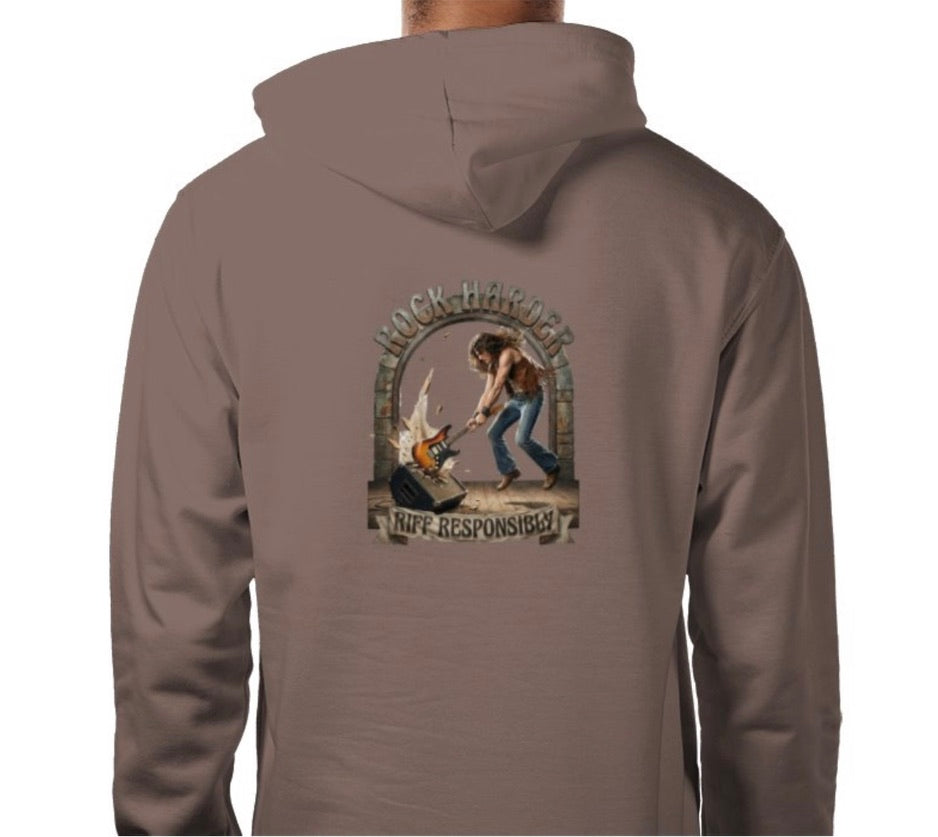 Riff Responsibly | Rock Harder Hoodie