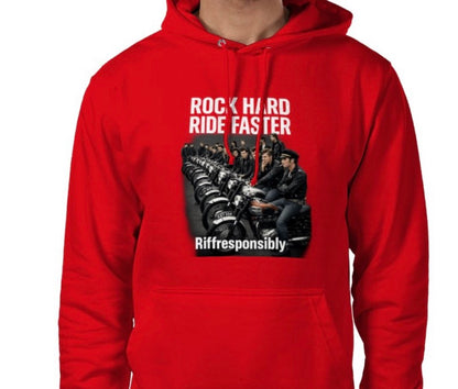Riff Responsibly | Rock Hard Ride Faster Hoodie