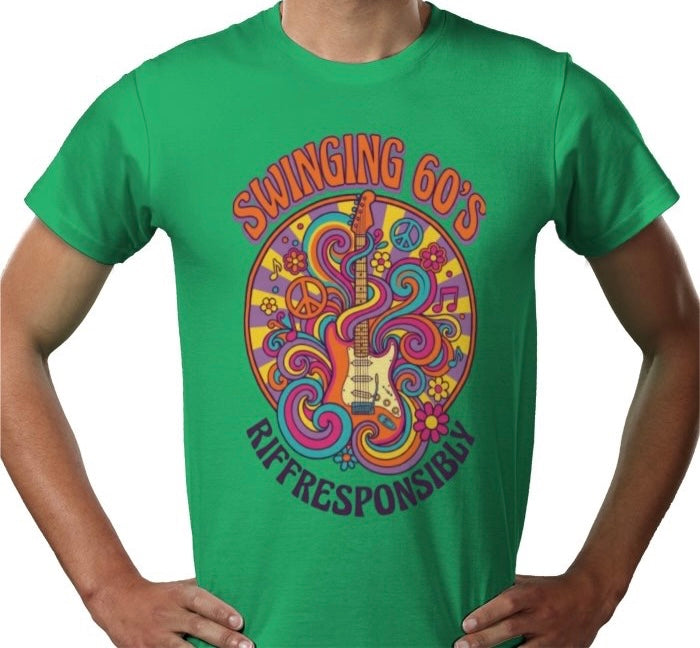 Riff Responsibly | Swinging 60s' T-Shirt