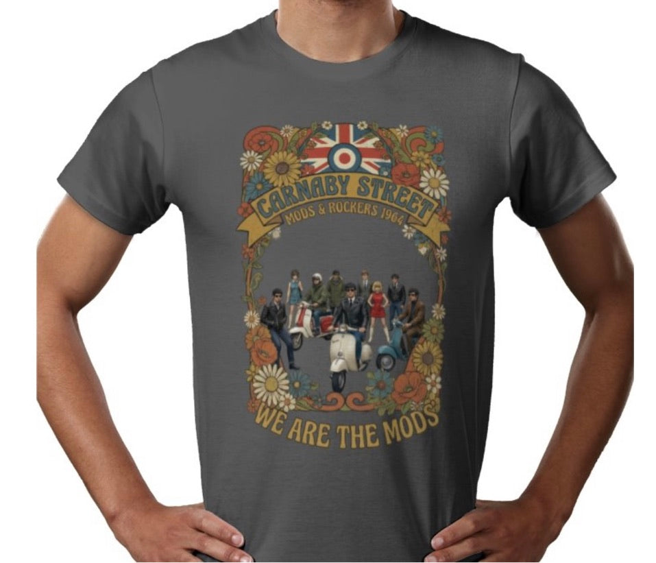 Riff Responsibly | Mods & Rockers 64' T-Shirt