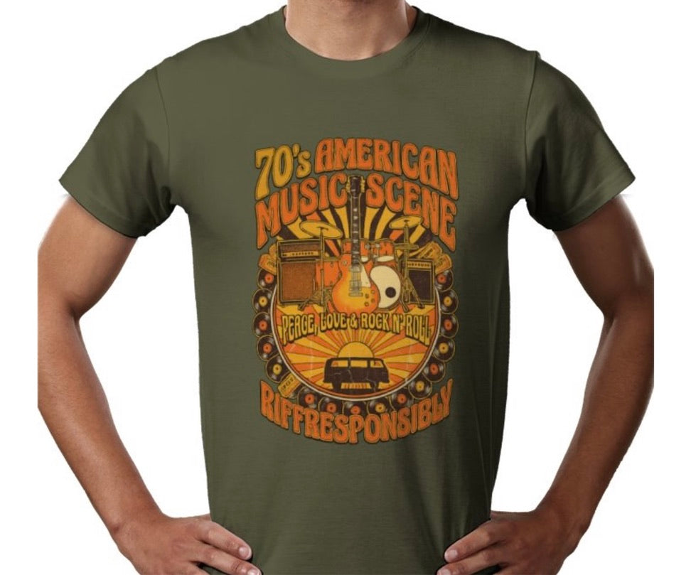 Riff Responsibly | 70's Americana T-Shirt