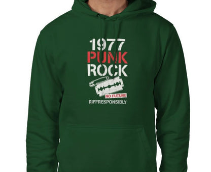 Riff Responsibly | 1977 Punk Rock Hoodie