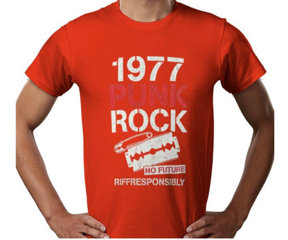 Riff Responsibly | 1977 Punk Rock T-Shirt