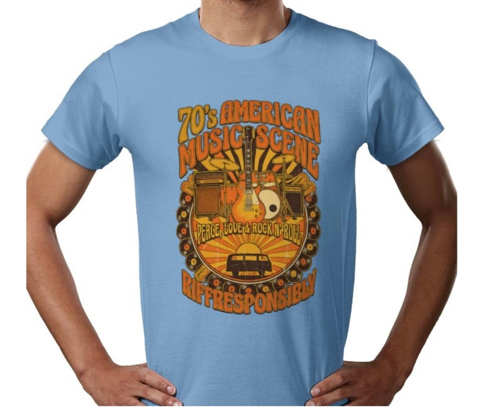 Riff Responsibly | 70's Americana T-Shirt
