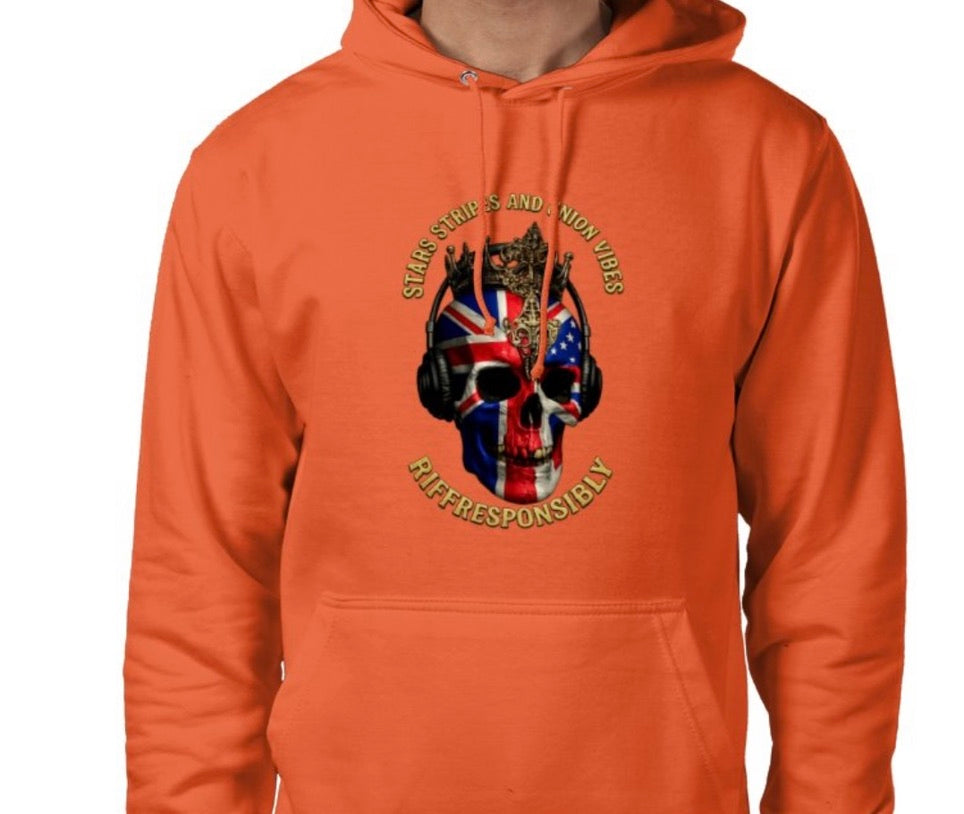 Riff Responsibly | Stars Stripes & Union Vibes Hoodie