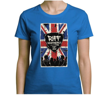 Riff Responsibly | Punk's Not Dead Women T-Shirt