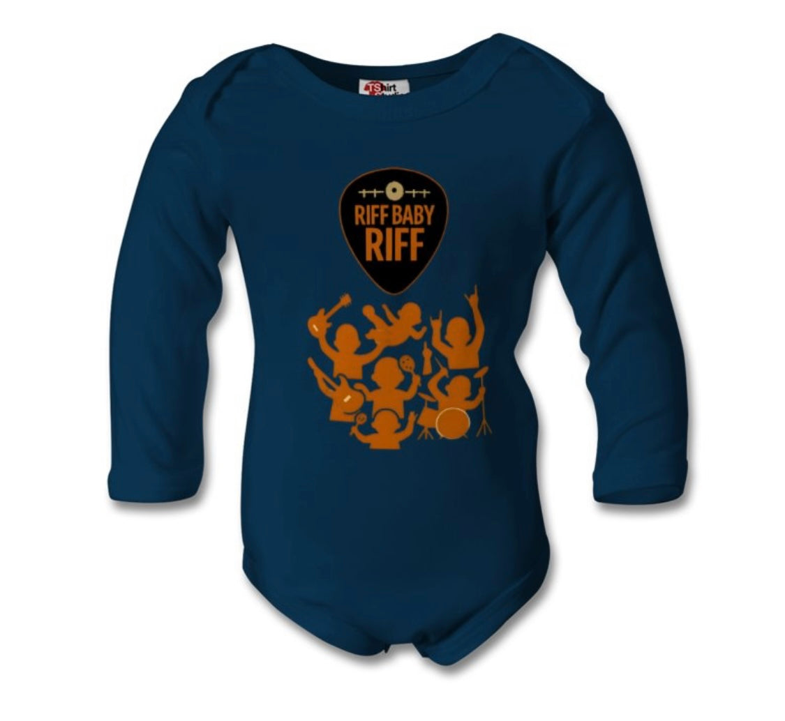 Riffs Responsibly™ | Premium Organic Long Sleeve Baby Grow